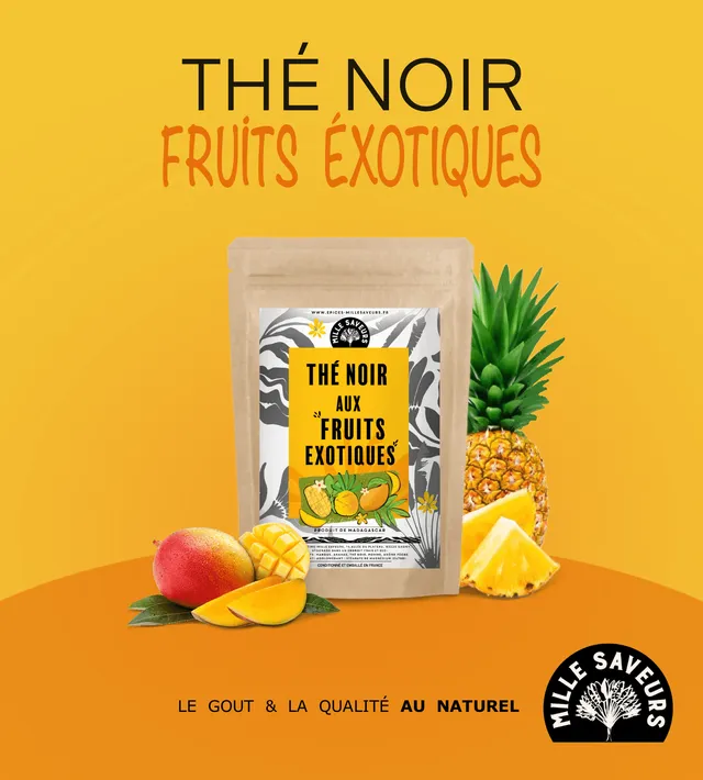 mille-saveurs-th-noir-fruits-exotiques-100-g image 1