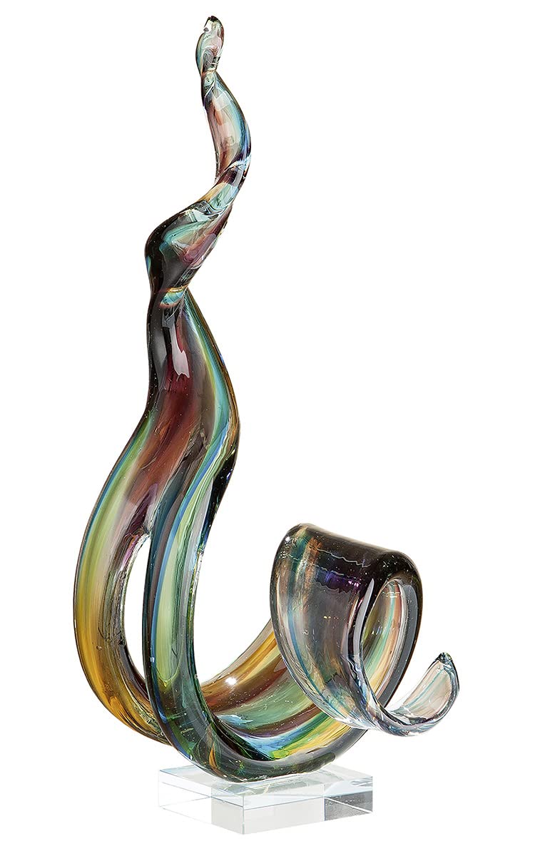 gilde-sculptures-fun-fish-poisson-30-cm-bleu image 5