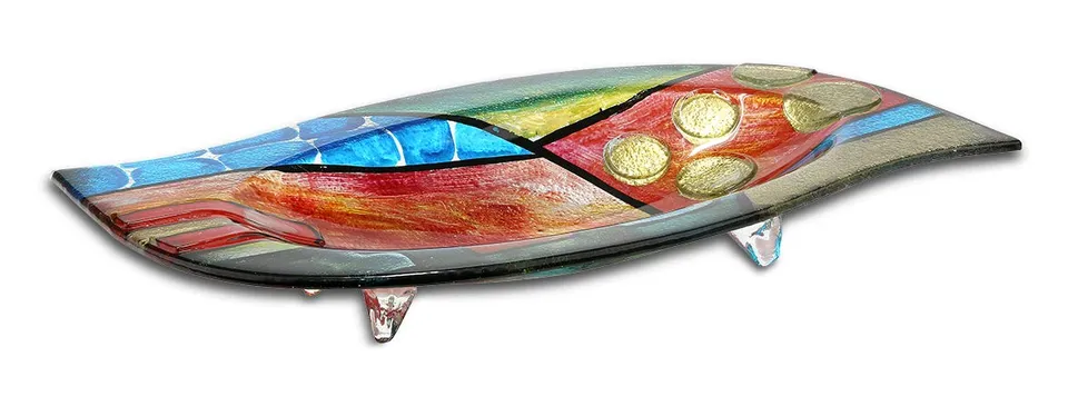 gilde-bols-en-verre-nebra-fusing-54-cm-color-fait-main image 1