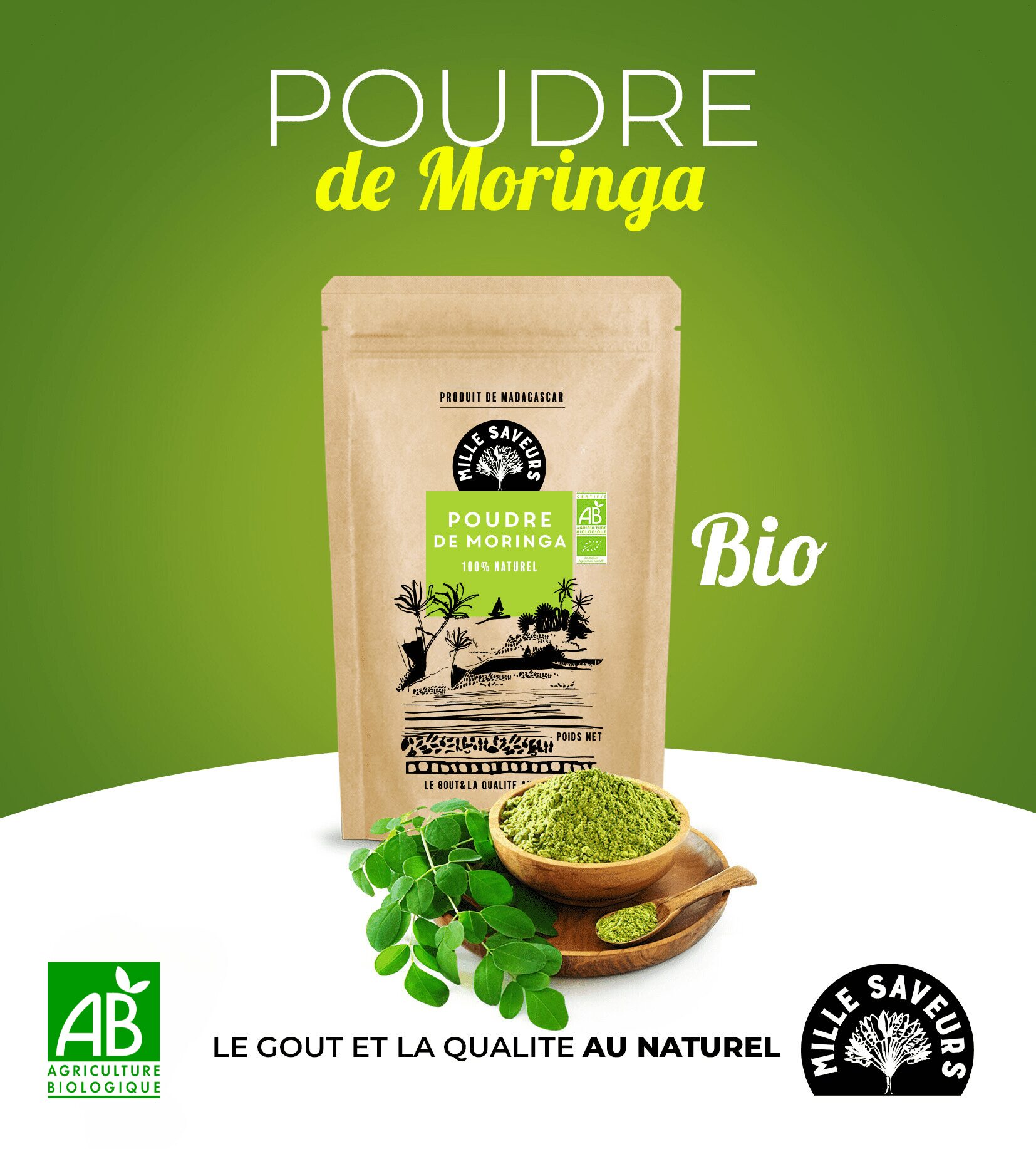 mille-saveurs-madagascar-pices-poudre-moringa-bio-50-g-vegan image 1