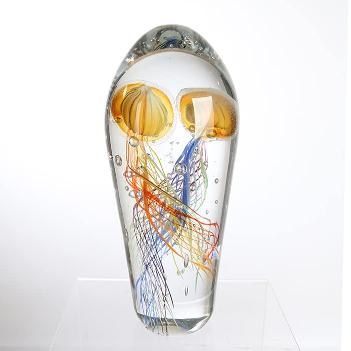 gilde-sculptures-funny-medusa-verre-25-cm-multicolore image 5