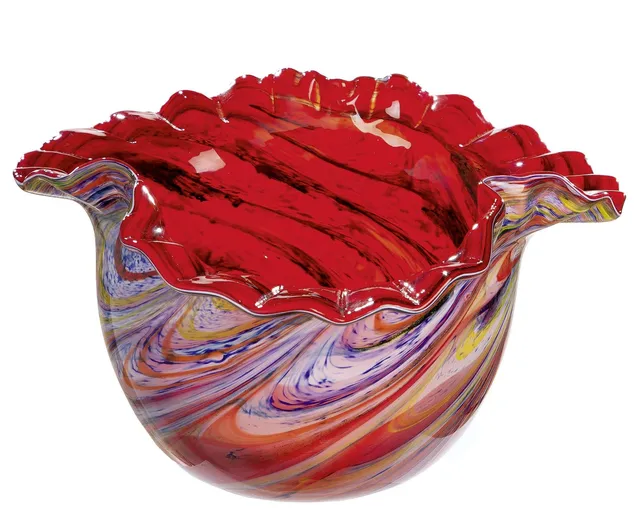 gilde-glas-art-bol-colorista-en-verre-20-cm-souffl-bouche image 1