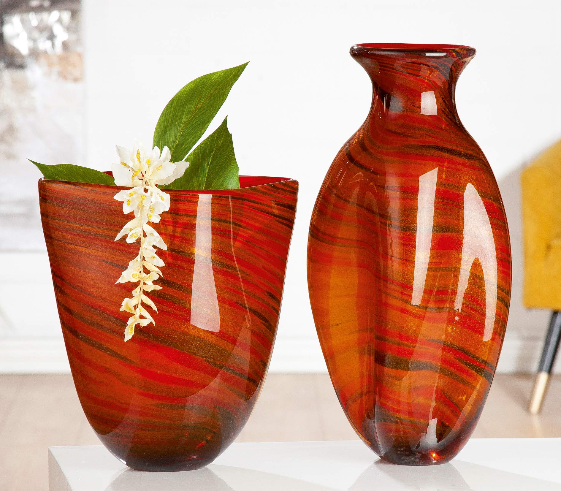 gilde-vases-cache-pots-memoria-coupe-40-cm-multicolore image 3