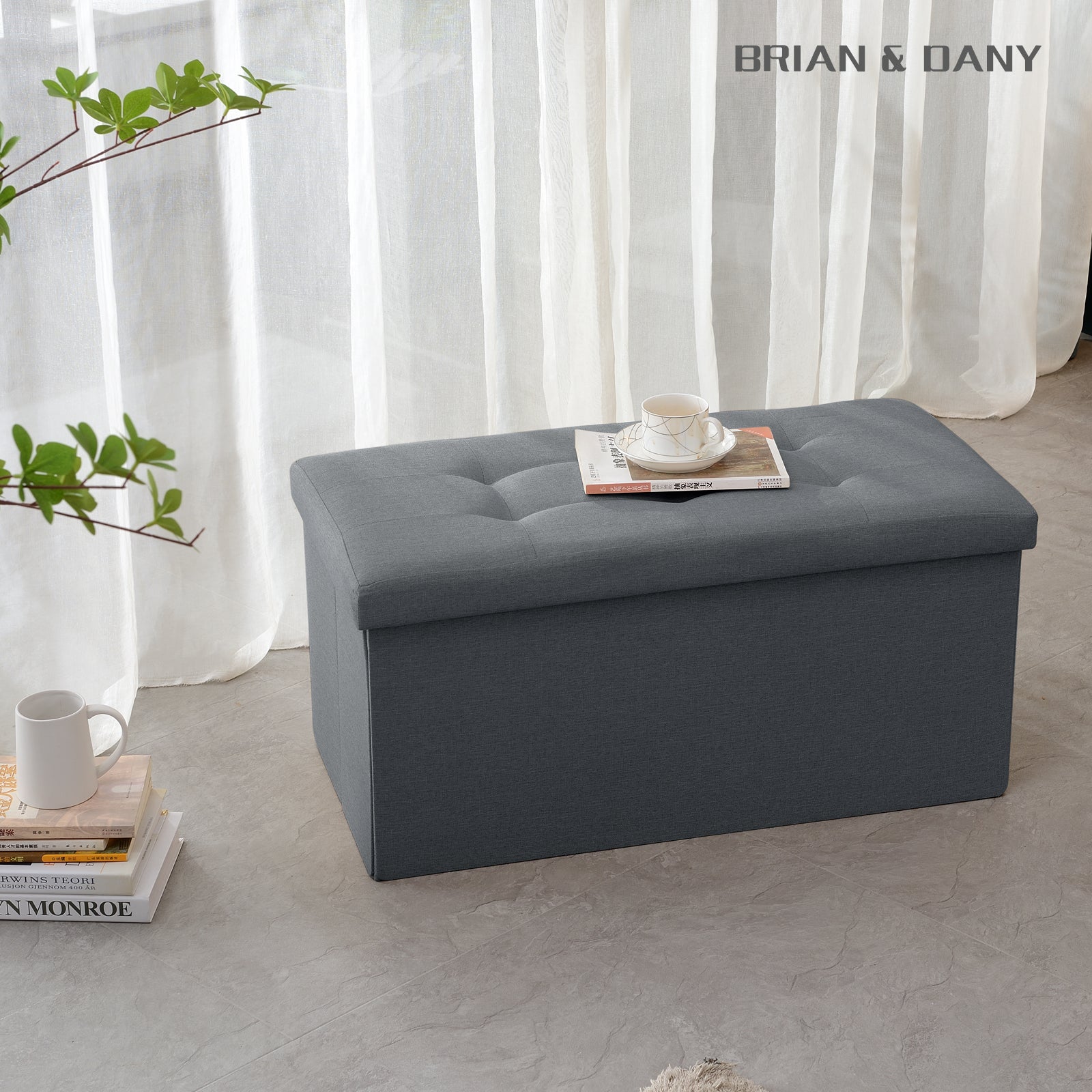 brian-dany-ottoman-pouf-banc-lin-gris-76-cm-rangement image 6