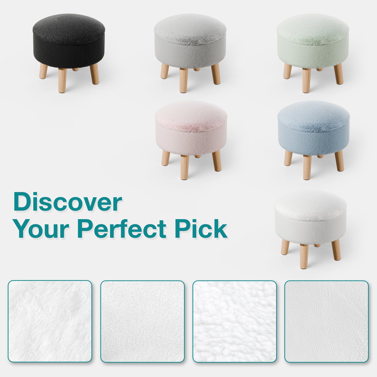 brian-dany-pouf-rangement-blanc-fausse-fourrure-rond image 4