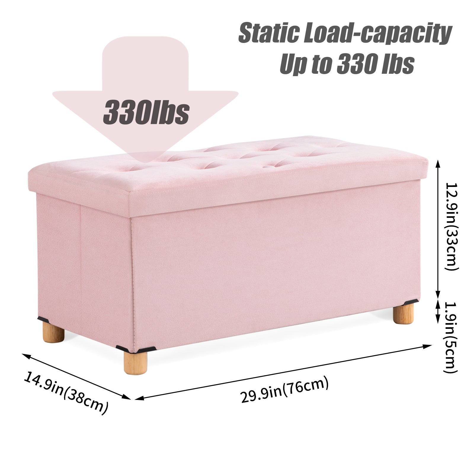 brian-dany-ottoman-pouf-coffre-velours-rose-76-cm image 3