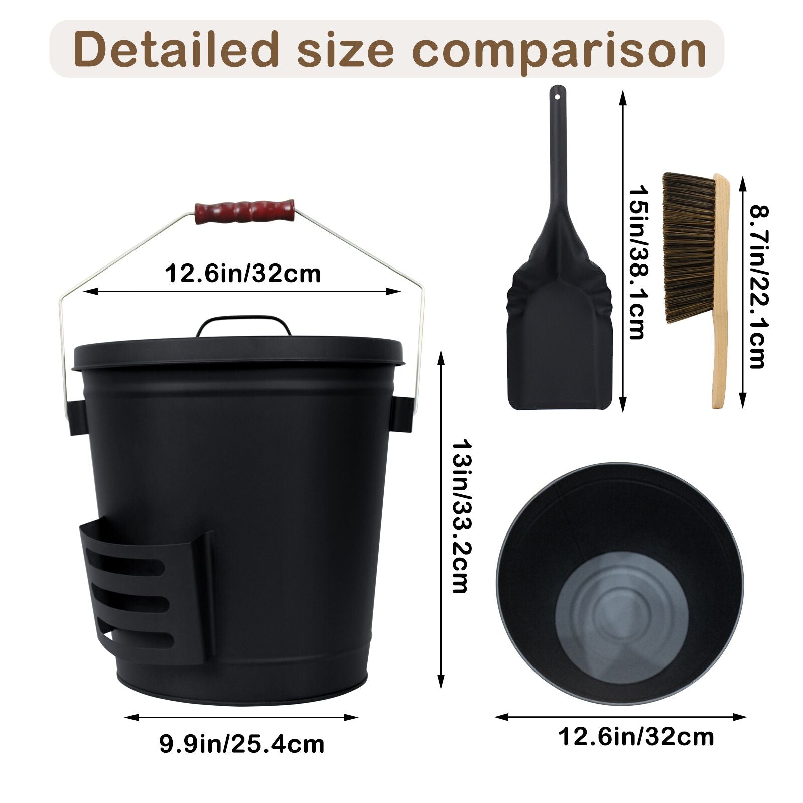 brian-dany-ash-bucket-seau-cendres-couvercle-19-l-avec-pelle image 2