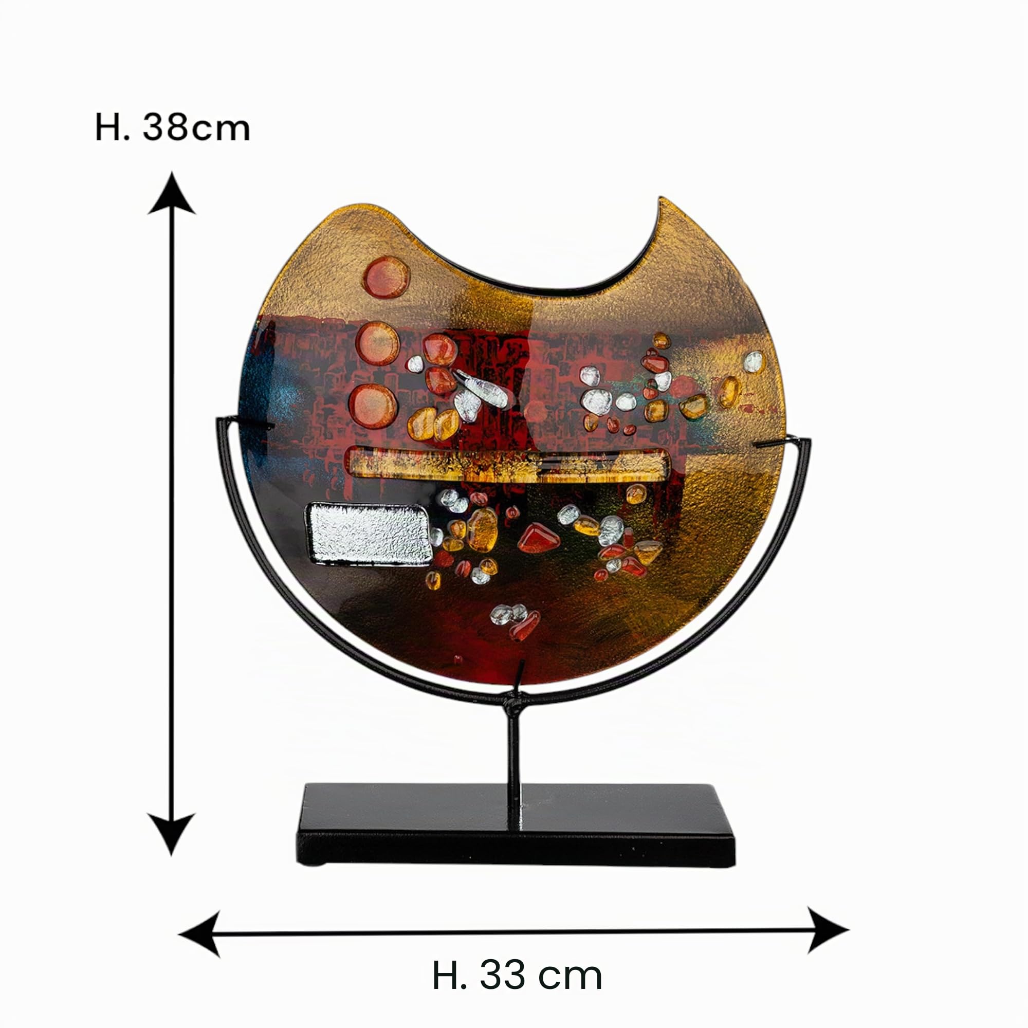 gilde-pearl-bassin-en-verre-sur-support-38-cm image 3