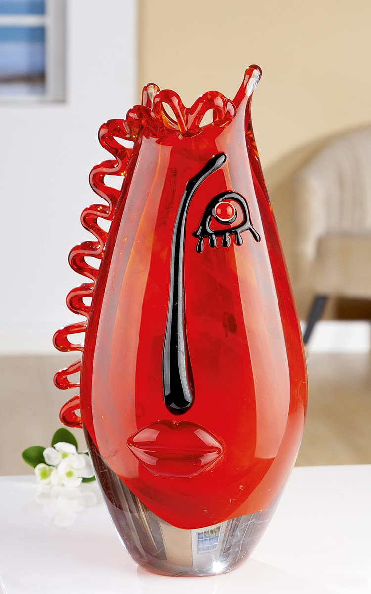 gilde-glas-art-vase-verre-de-table-34-cm-color image 2