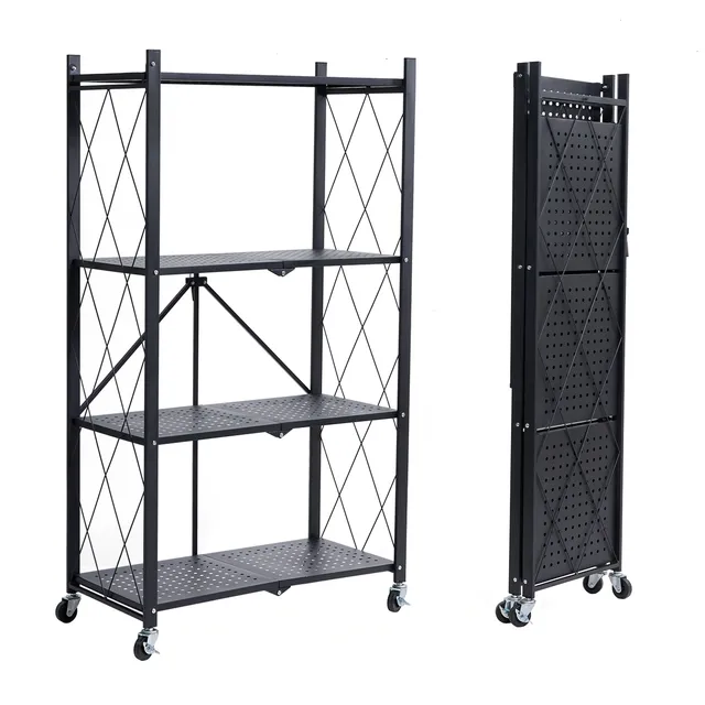 brian-dany-metal-wire-rack-tag-re-4-niveaux-roulettes image 1