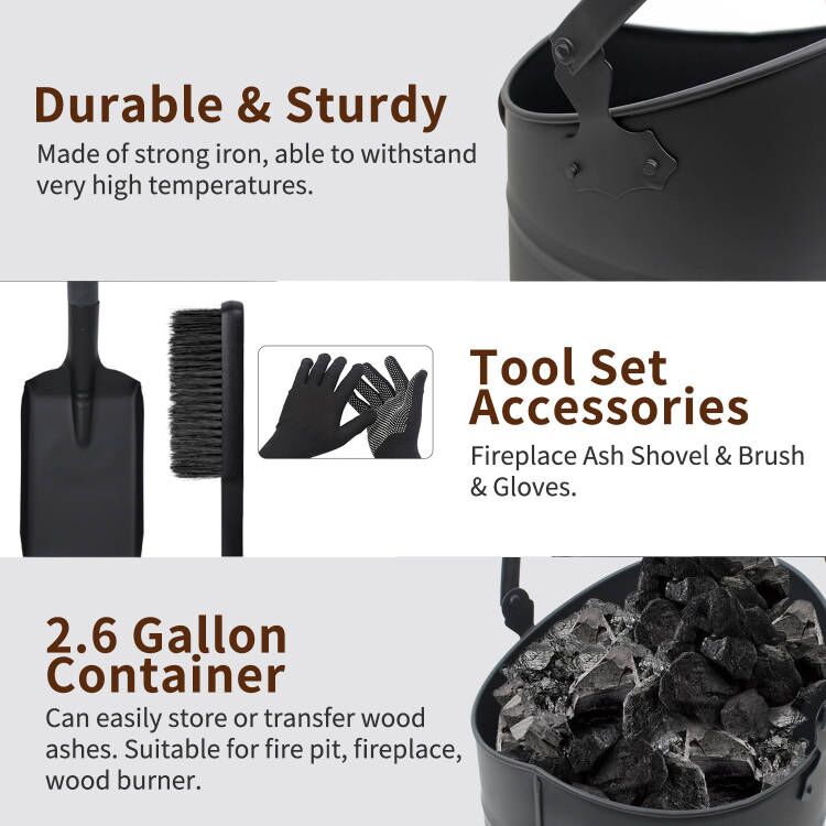 brian-dany-ash-bucket-seau-cendres-fer-10-l-avec-pelle image 5