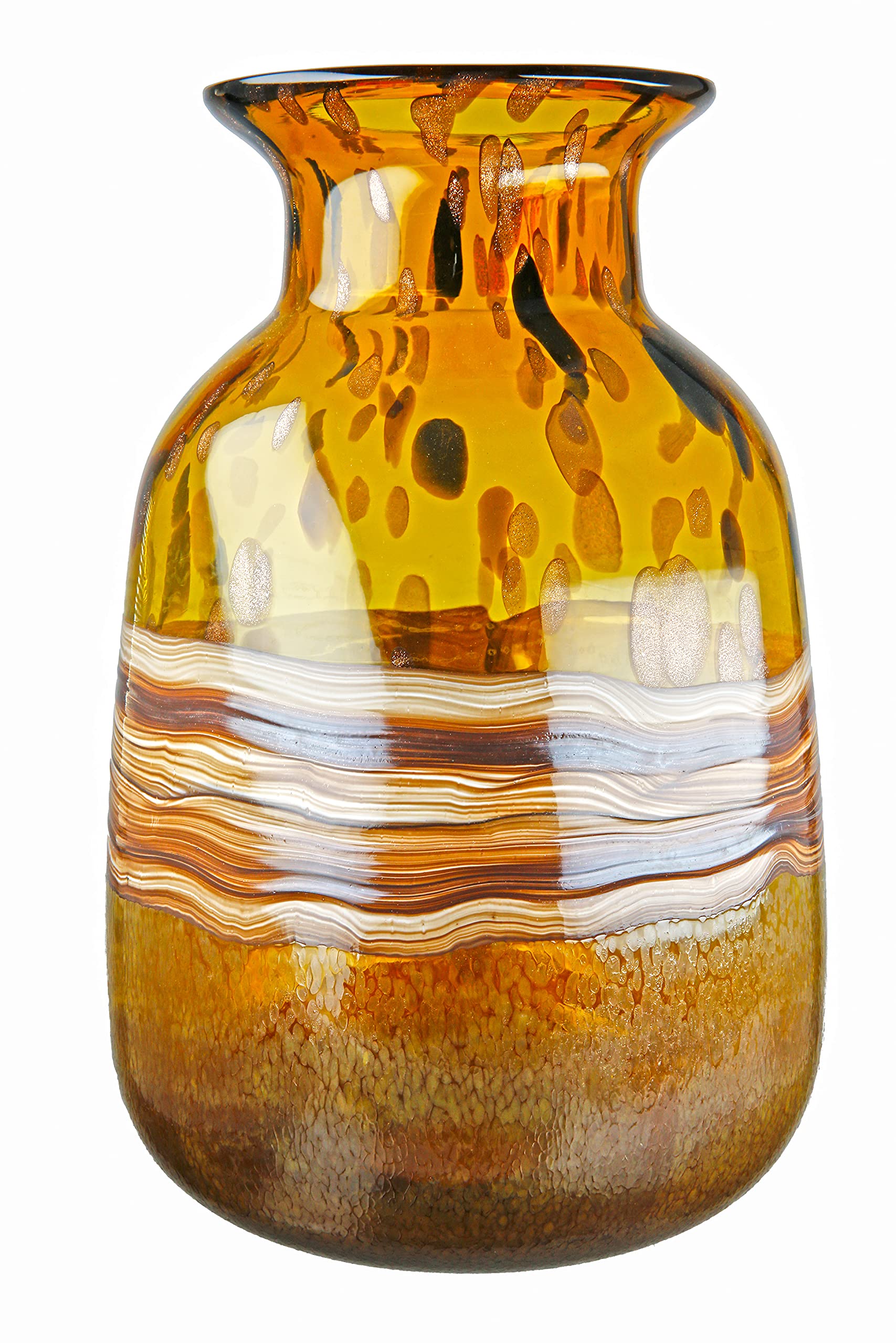 gilde-vases-vase-marron-33-cm-fait-main image 1