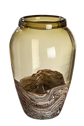 gilde-casca-vase-verre-marron-27-cm image 8