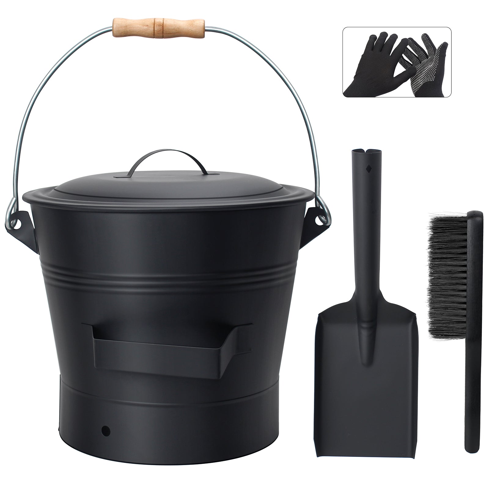 brian-dany-ash-bucket-seau-cendre-noir-2-6-gal-pelle image 2