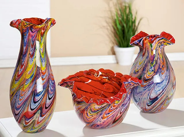 gilde-vases-cache-pots-43-cm-vase-en-verre-fait-main image 1