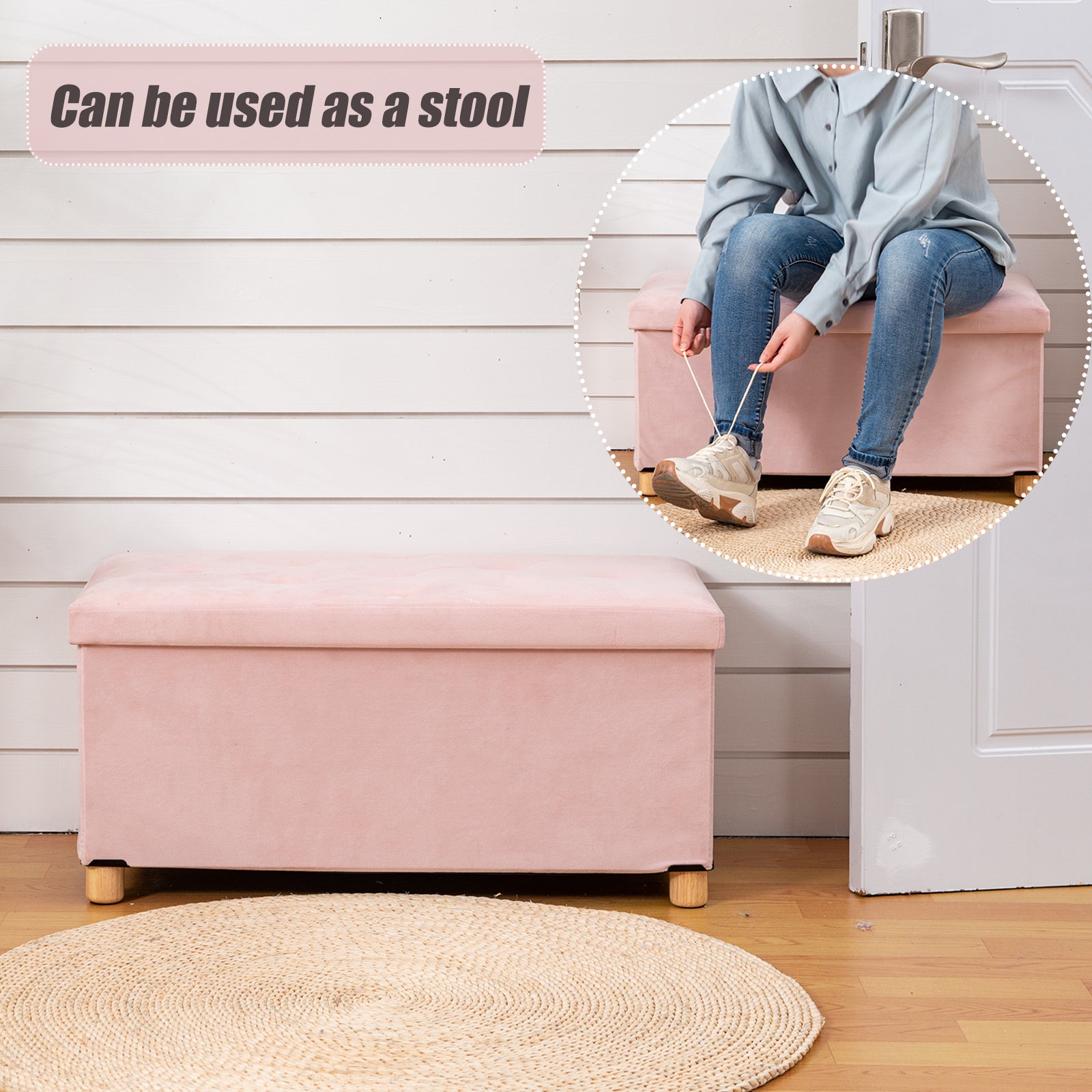 brian-dany-ottoman-pouf-coffre-velours-rose-76-cm image 7
