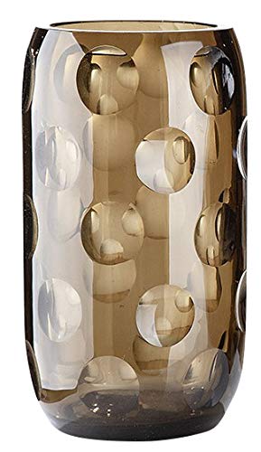 gilde-glas-art-bruna-vase-verre-brun-30-cm-cercles image 8