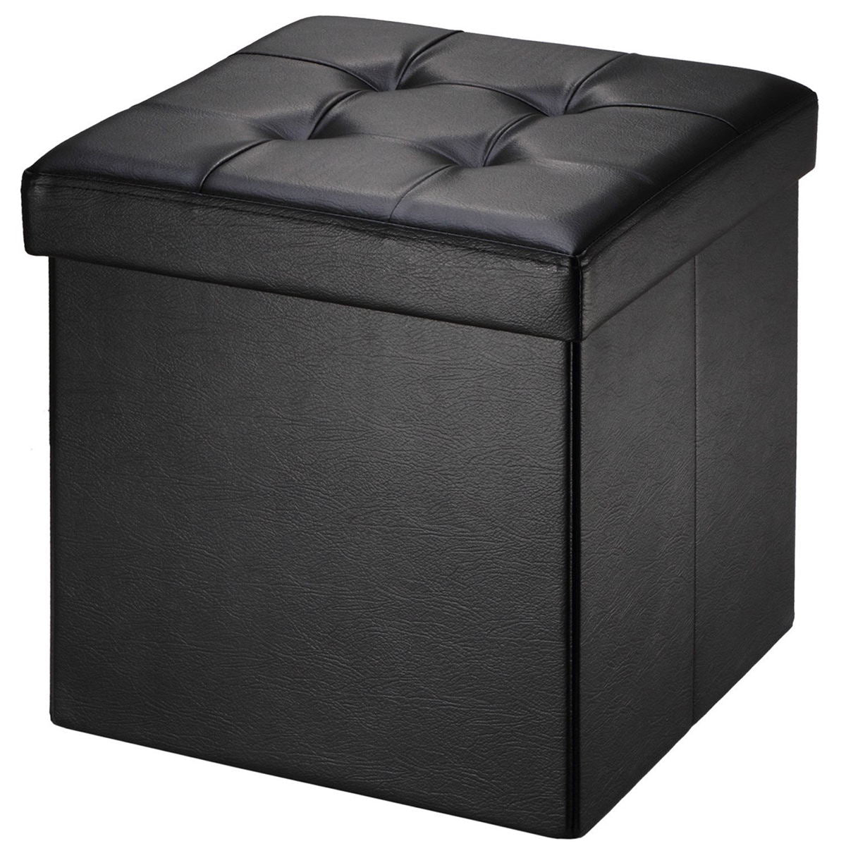 brian-dany-ottoman-pouf-coffre-simili-cuir-noir-38-cm image 5