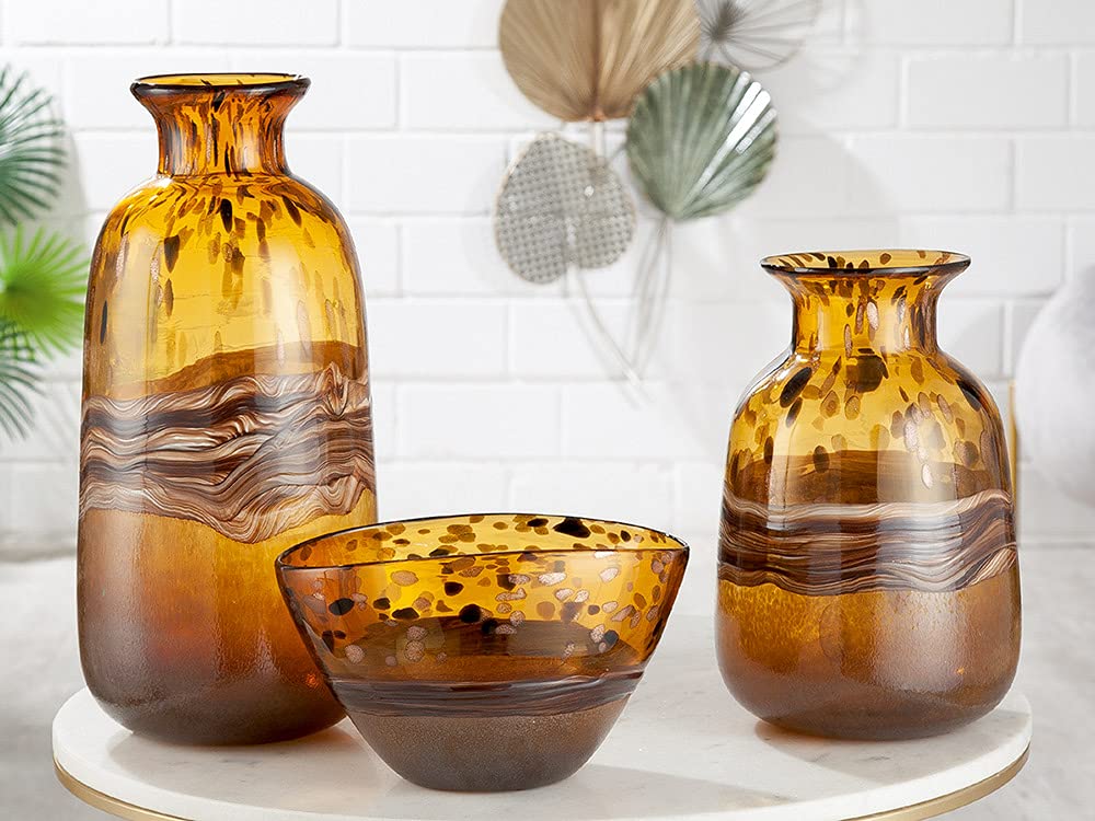 gilde-vases-vase-marron-33-cm-fait-main image 3