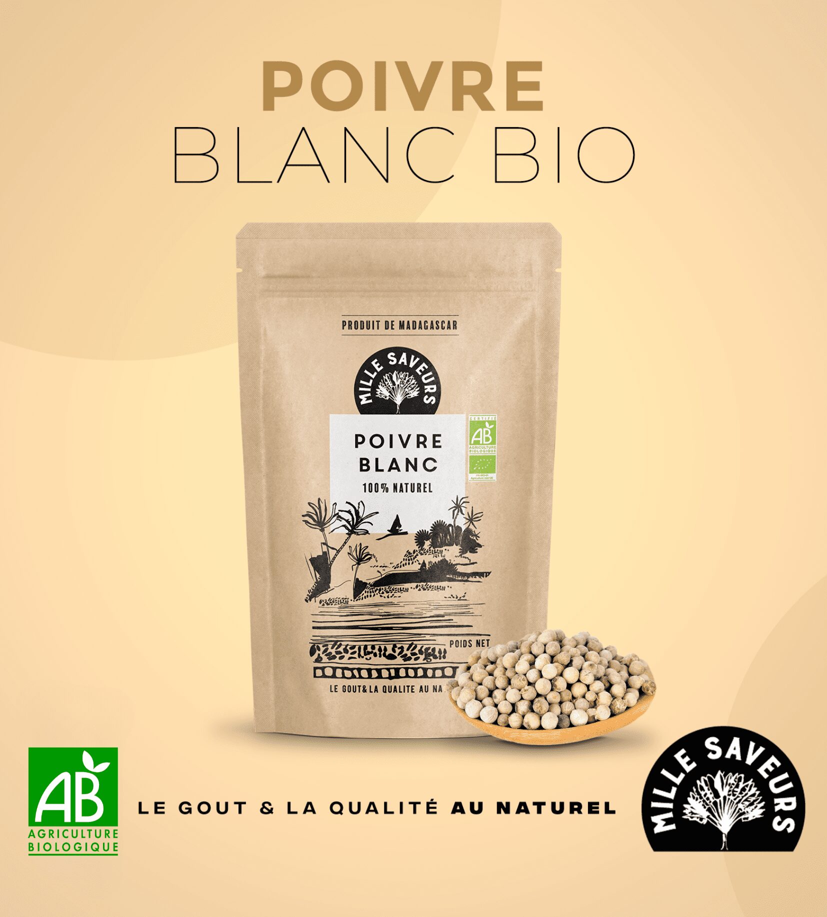 mille-saveurs-madagascar-poivres-poivre-blanc-bio-grains-50-g image 1