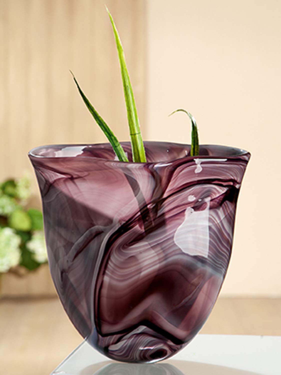 gilde-vases-cache-pots-nuvola-vase-verre-fait-main-h-31-cm image 2