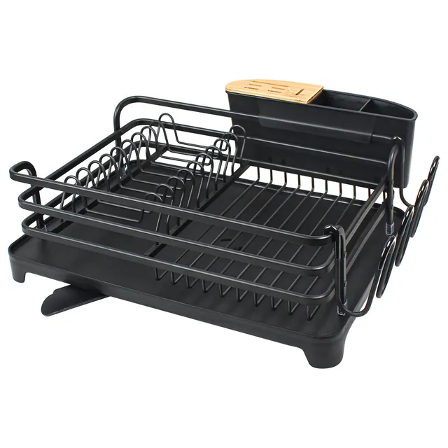 brian-dany-kitchen-gouttoir-vaisselle-alu-noir-bec-verseur image 1