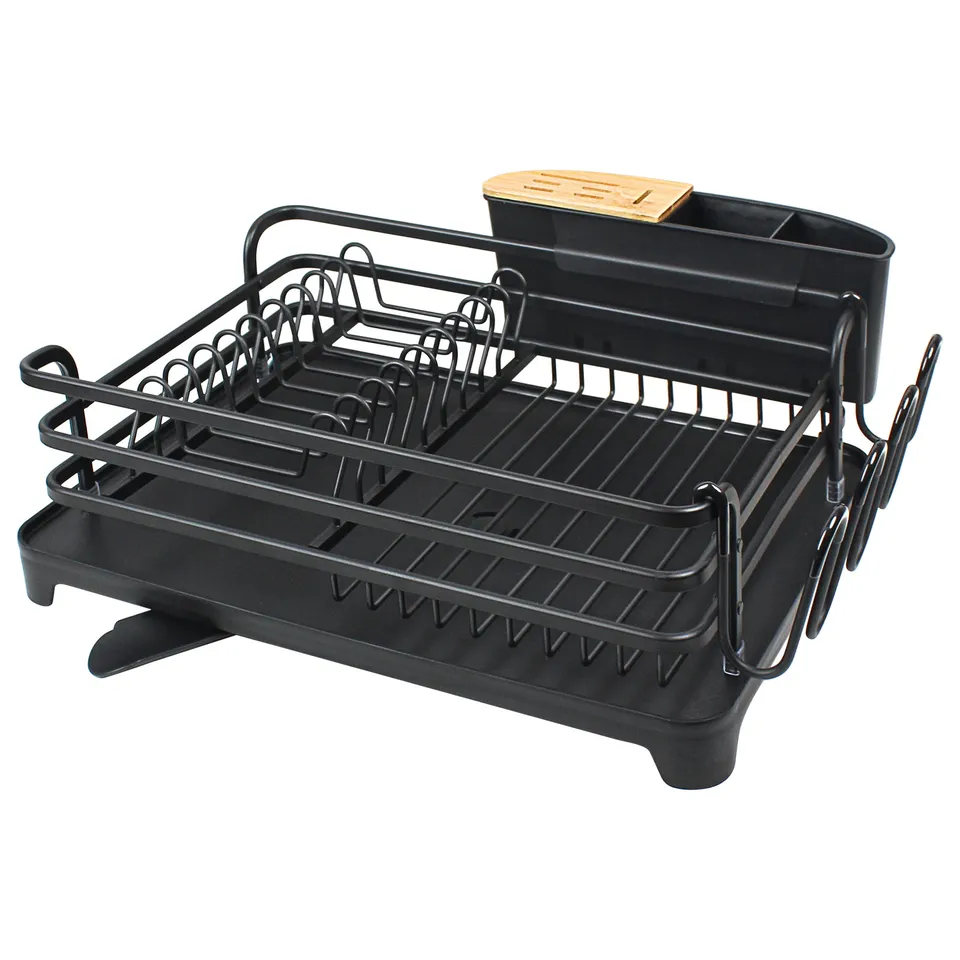 brian-dany-kitchen-gouttoir-vaisselle-alu-noir-bec-verseur image 1