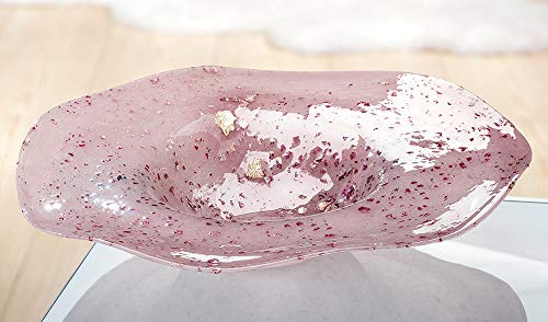 gilde-bols-en-verre-art-bol-verre-rose-bordeaux-d-47-cm image 8
