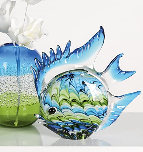gilde-sculptures-fun-fish-poisson-30-cm-bleu image 7