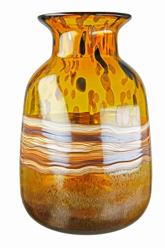 gilde-vases-vase-marron-33-cm-fait-main image 1