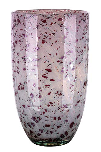 gilde-antique-rose-vase-verre-bordeaux-29-cm image 8