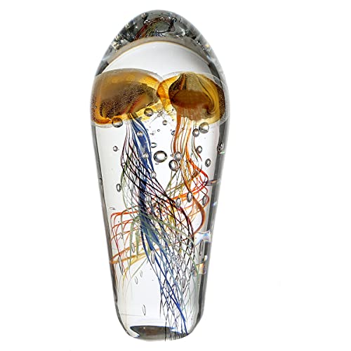 gilde-sculptures-funny-medusa-verre-25-cm-multicolore image 4