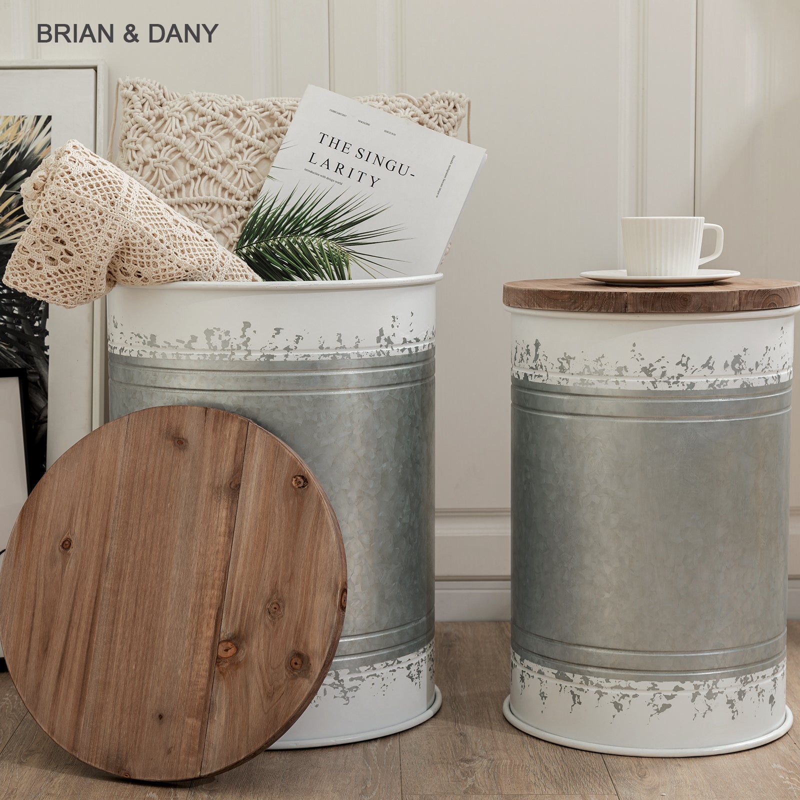 brian-dany-ottoman-lot-2-tables-appoint-coffre-blanc image 7