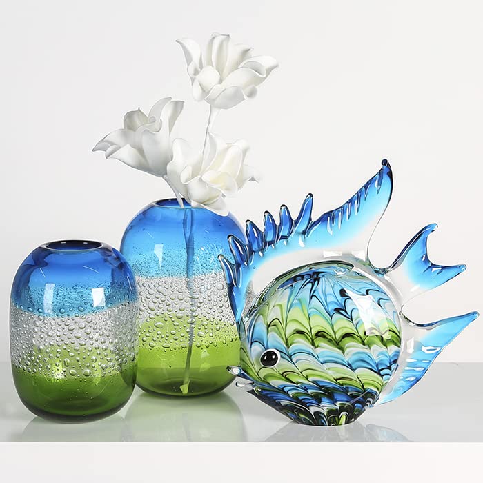 gilde-sculptures-fun-fish-poisson-30-cm-bleu image 8